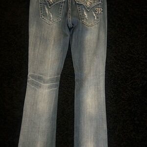 Miss Me Light Blue Embellished Boot Cut Jeans